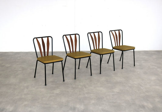 Vintage Chairs from Bjärnums Slöjdfabrik, 1950s, Set of 4