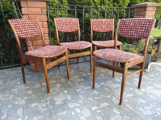 Vintage Chairs from Zamość, 1950s, Set of 4-CAQ-938576