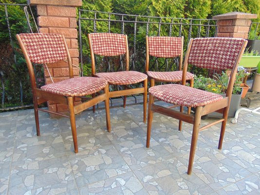 Vintage Chairs from Zamość, 1950s, Set of 4-CAQ-938576