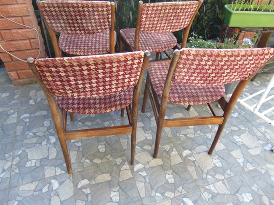 Vintage Chairs from Zamość, 1950s, Set of 4-CAQ-938576