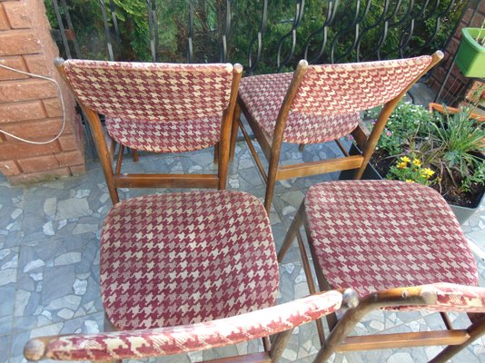 Vintage Chairs from Zamość, 1950s, Set of 4-CAQ-938576