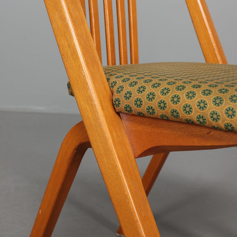 Vintage Chairs in Beech and Teak from Karlson & Sons, Sweden, 1960s