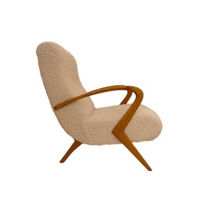 Vintage Chairs in Bouclé by Paolo Buffa, 1950s, Set of 2-RFP-2028932