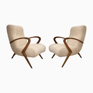 Vintage Chairs in Bouclé by Paolo Buffa, 1950s, Set of 2-RFP-2028932