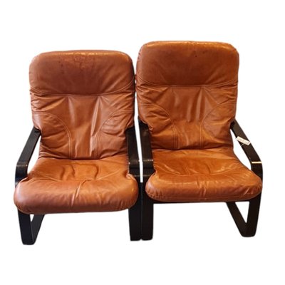 Vintage Chairs in Leather, Set of 2-TCS-1770489