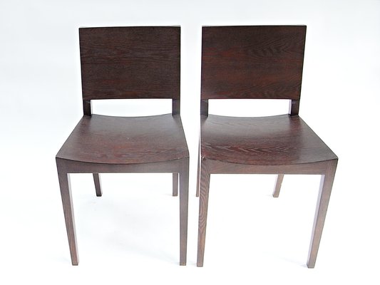 Vintage Chairs in Stained Ash by Gunter Lambert, Set of 2-EP-1777097