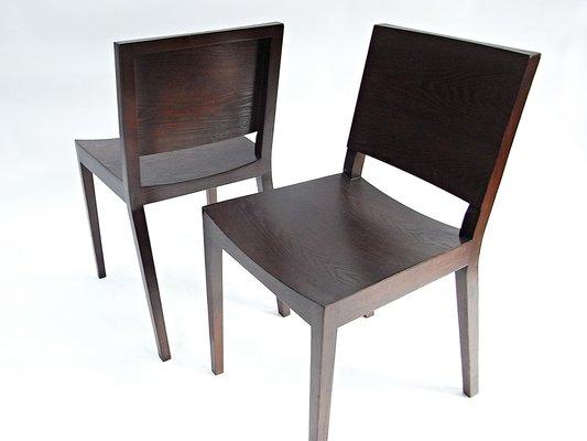 Vintage Chairs in Stained Ash by Gunter Lambert, Set of 2-EP-1777097