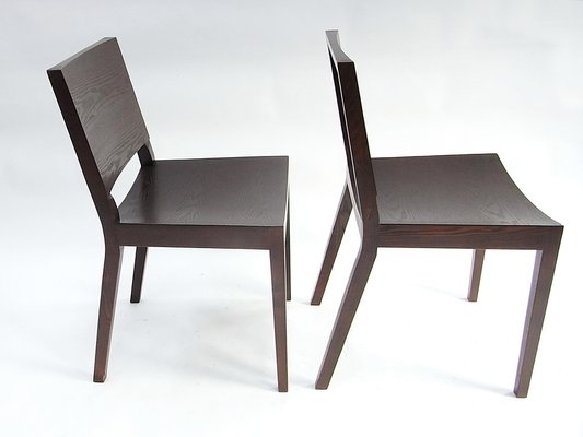 Vintage Chairs in Stained Ash by Gunter Lambert, Set of 2-EP-1777097