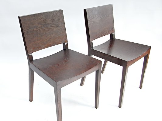 Vintage Chairs in Stained Ash by Gunter Lambert, Set of 2-EP-1777097