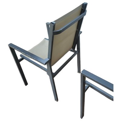 Vintage Chairs with Aluminum Structure., Set of 4-TCS-1419553