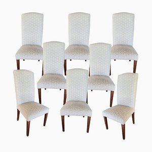 Vintage Chairs with Wood and Upholstered Structure, Set of 8-TCS-1719391