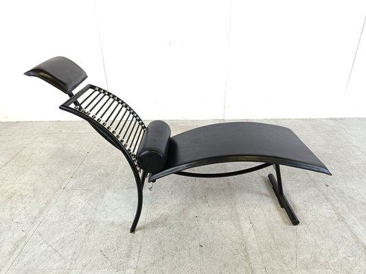 Vintage Chaise Lounge in the style of Rene Herbst, 1990s-IRH-1725280