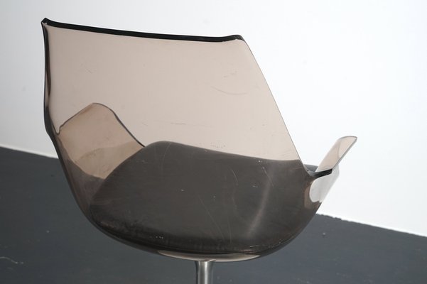 Vintage Champagne Chair in Acrylic Glass, 1970s-CIP-980439