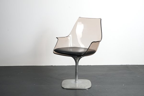 Vintage Champagne Chair in Acrylic Glass, 1970s-CIP-980439