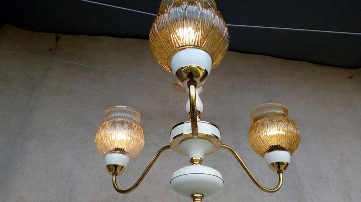 Vintage Chandelier from Drukov Brno, 1960s-VIC-883773