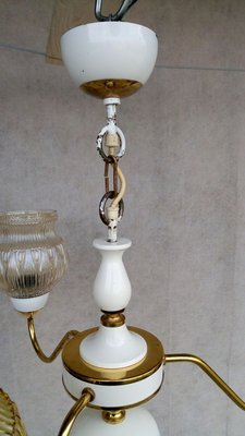 Vintage Chandelier from Drukov Brno, 1960s-VIC-883773