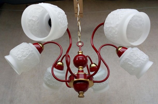 Vintage Chandelier from Drukov Brno, 1970s-VIC-883790