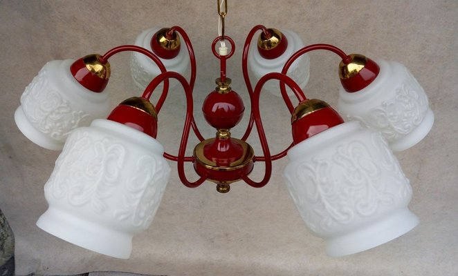 Vintage Chandelier from Drukov Brno, 1970s-VIC-883790