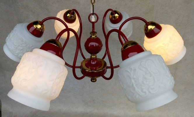 Vintage Chandelier from Drukov Brno, 1970s-VIC-883790