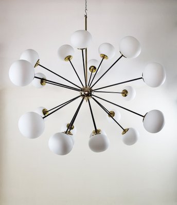 Vintage Chandelier in Brass, 1970s-WIM-1723717