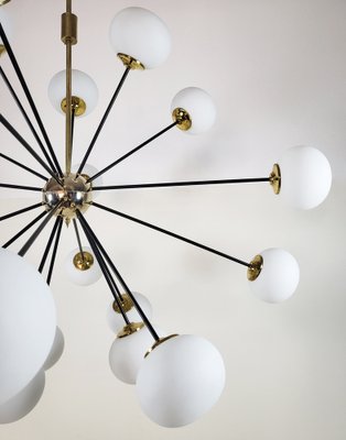 Vintage Chandelier in Brass, 1970s-WIM-1723717