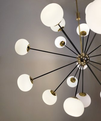 Vintage Chandelier in Brass, 1970s-WIM-1723717