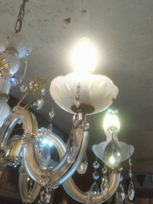 Vintage Chandelier in Glass, 1950s-GEL-1789849