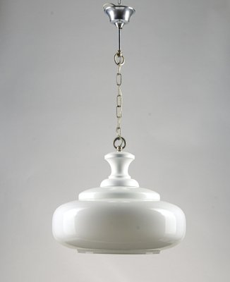 Vintage Chandelier in Metal, Wood & Glass, 1950s-RAQ-1798491