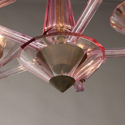 Vintage Chandelier in Murano Glass, Italy, 1940s-VMM-2022997