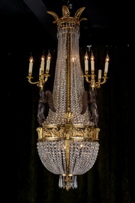 Vintage Chandelier in Style of Pierre Phillipe Thomire-FLW-1402006