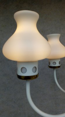 Vintage Chandelier & Table Lamp, 1970s, Set of 2-VIC-980548