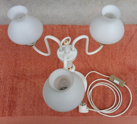 Vintage Chandelier & Table Lamp, 1970s, Set of 2-VIC-980548