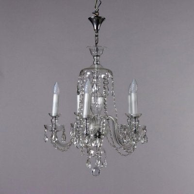 Vintage Chandelier with Crystal-VMM-1778173