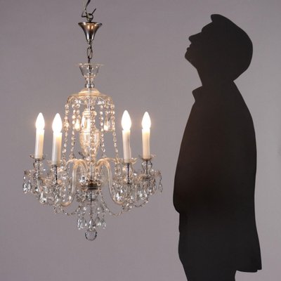 Vintage Chandelier with Crystal-VMM-1778173