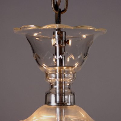 Vintage Chandelier with Crystal-VMM-1778173