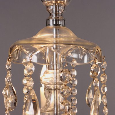 Vintage Chandelier with Crystal-VMM-1778173