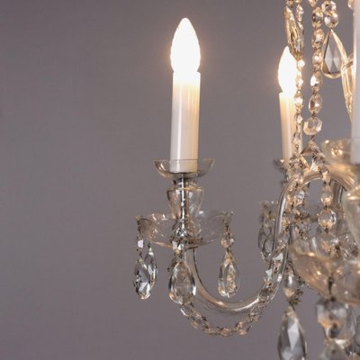 Vintage Chandelier with Crystal-VMM-1778173