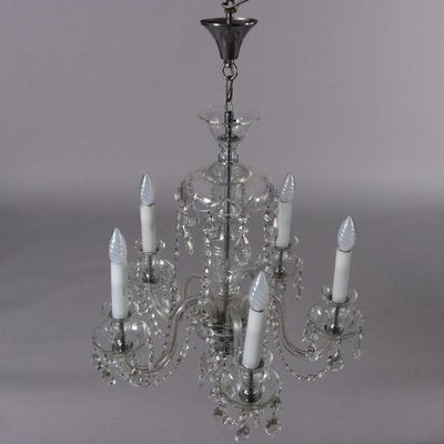 Vintage Chandelier with Crystal-VMM-1778173