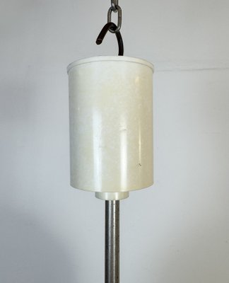 Vintage Chandelier with Milk Glass from Elektrosvit, 1960s-CGF-2043805