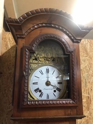 Vintage Cherry Grandfather Clock-HLV-1428839