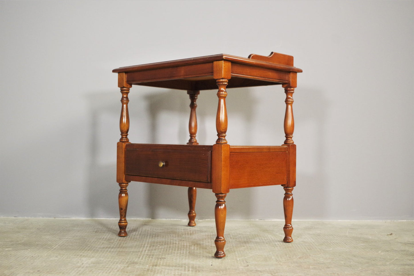 Vintage Cherry Tint Beech Side Table