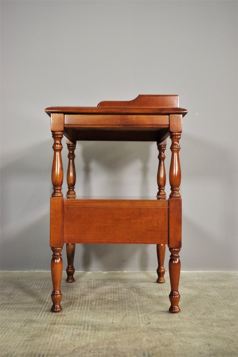 Vintage Cherry Tint Beech Side Table