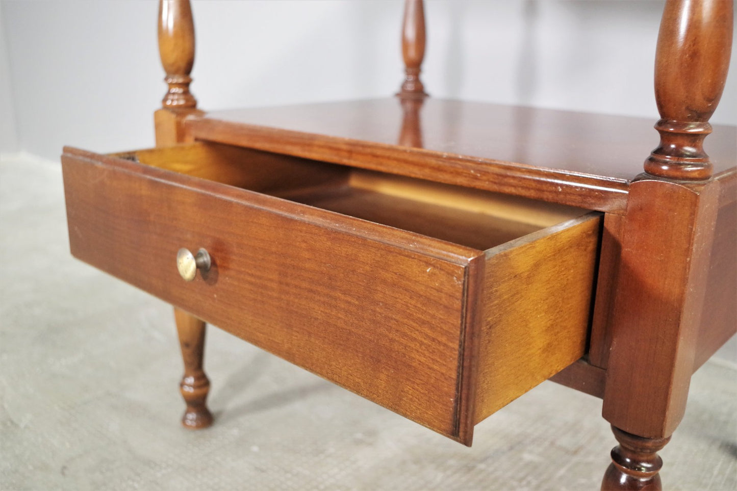 Vintage Cherry Tint Beech Side Table