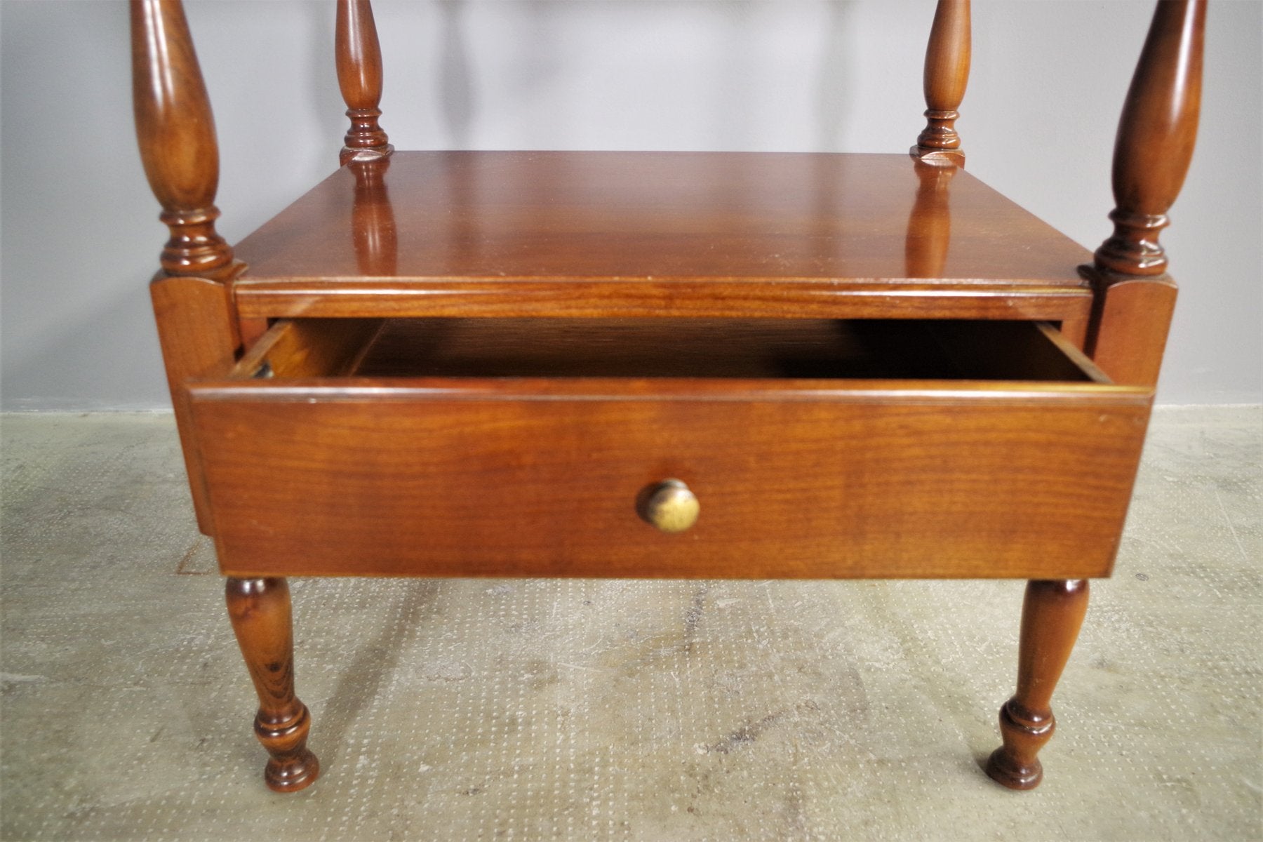 Vintage Cherry Tint Beech Side Table