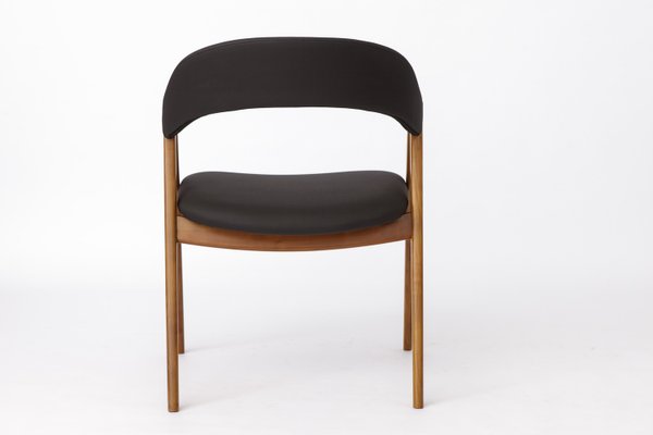 Vintage Cherry Wood Armchair from WK Möbel, Germany, 1960s-DOM-2022934