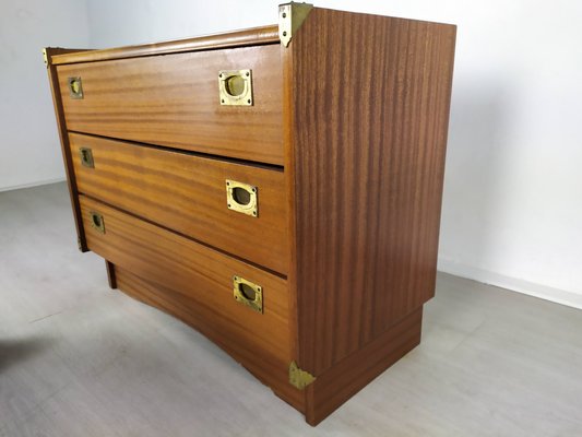 Vintage Chest of Drawers and Bedside Table from Gautier, Set of 2-EAD-925205