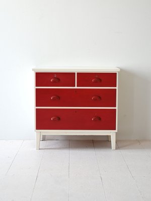 Vintage Chest of Drawers in Lacquered Wood, 1960s-QWP-2042014