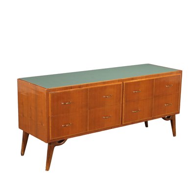 Vintage Chest of Drawers in Teak & Glass, 1960s-VMM-1713263