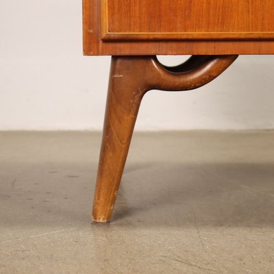 Vintage Chest of Drawers in Teak & Glass, 1960s-VMM-1713263