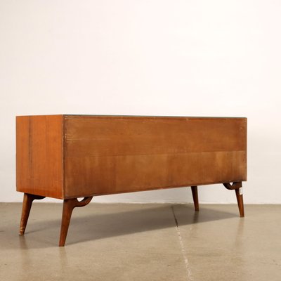 Vintage Chest of Drawers in Teak & Glass, 1960s-VMM-1713263